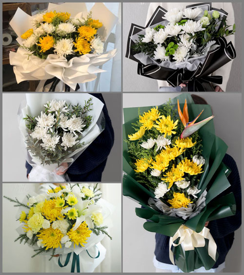 上海奉贤区青村镇北唐村白事花束代送